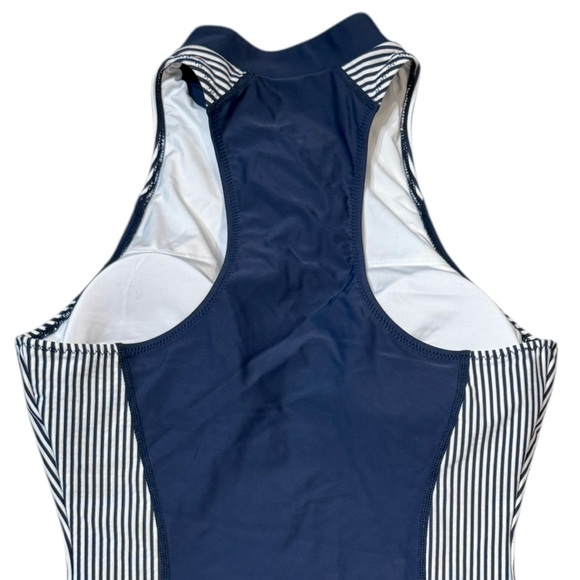 NWOT Southern Tide Seersucker Zip Front One-Piece - Picture 10 of 13